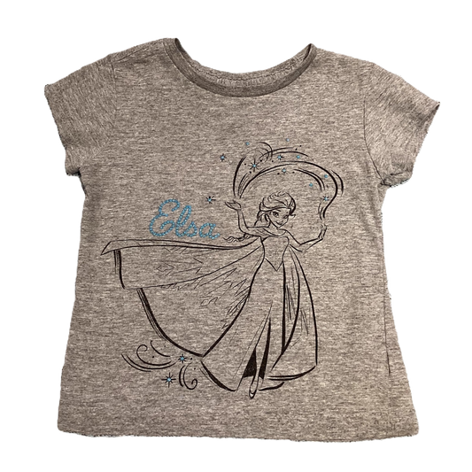 2T Girls Disney Frozen Gray Elsa Shirt
