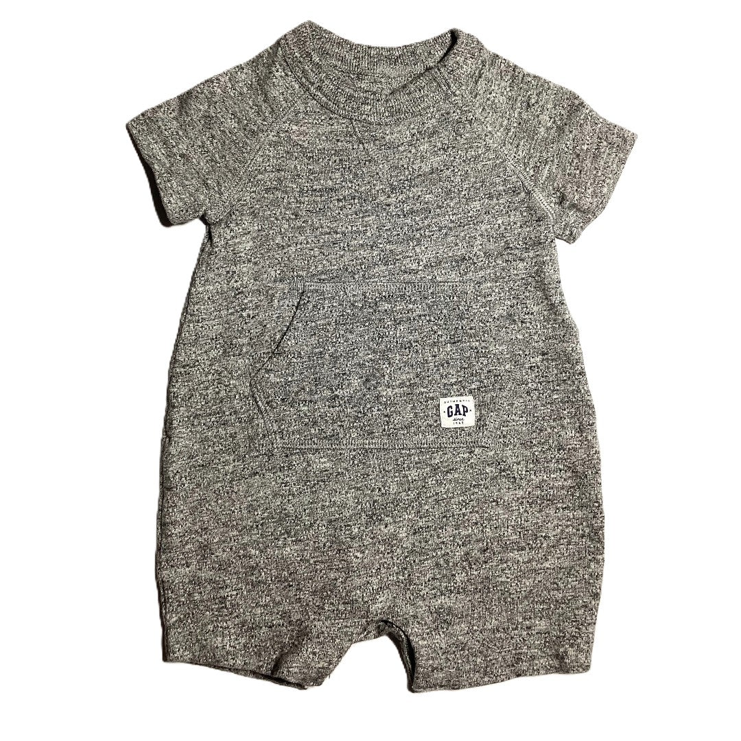 3-6  Boys Baby Gap Gray Romper