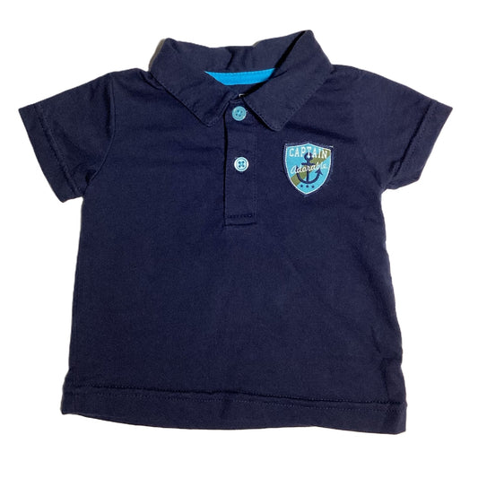 3-6  Boys Carter's Just One You Navy Polo Shirt