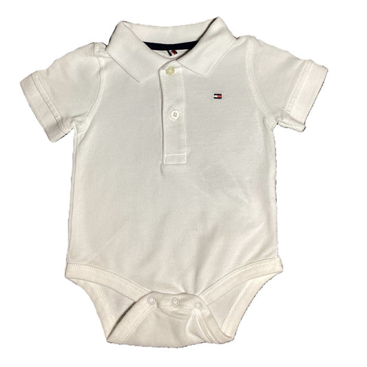3-6  Boys Tommy Hilfiger White Polo Shirt