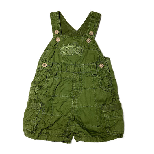 3-6 Boys The Children's Place Olive Monster Truck Overall Shorts