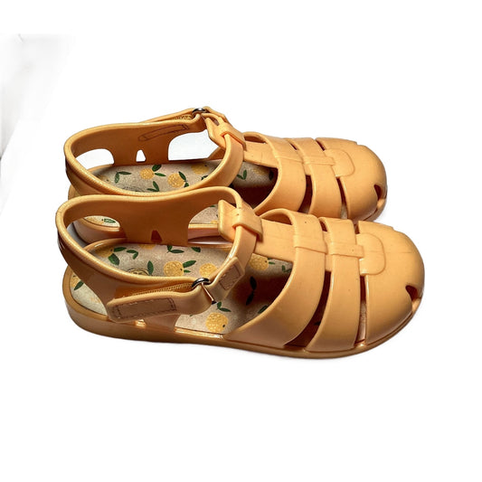 Size 10 Wonder Nation Peach Jelly Closed Toe Sandals