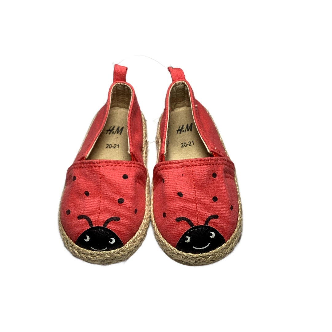Size 5/6 H&M Red Ladybug Espadrilles