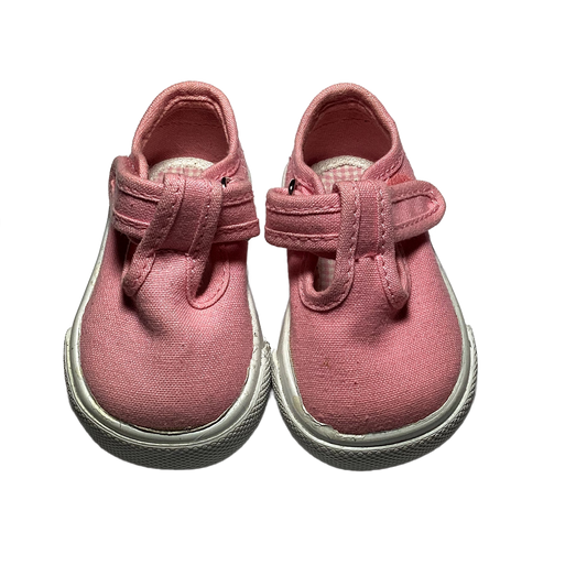 Size 2 Faded Glory Pink Sneakers