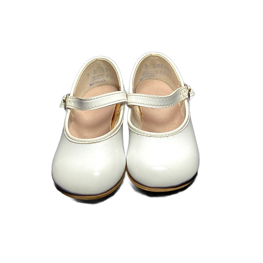 Size 2.5 Vintage White Leather Mary Janes