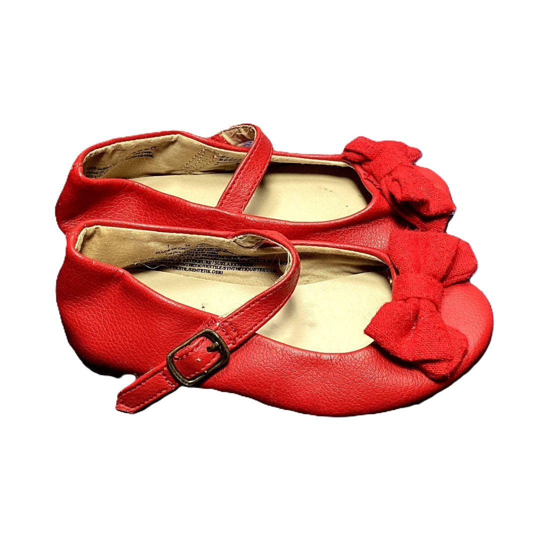 Size 7 Old Navy Red Ballet Flats w/Bows