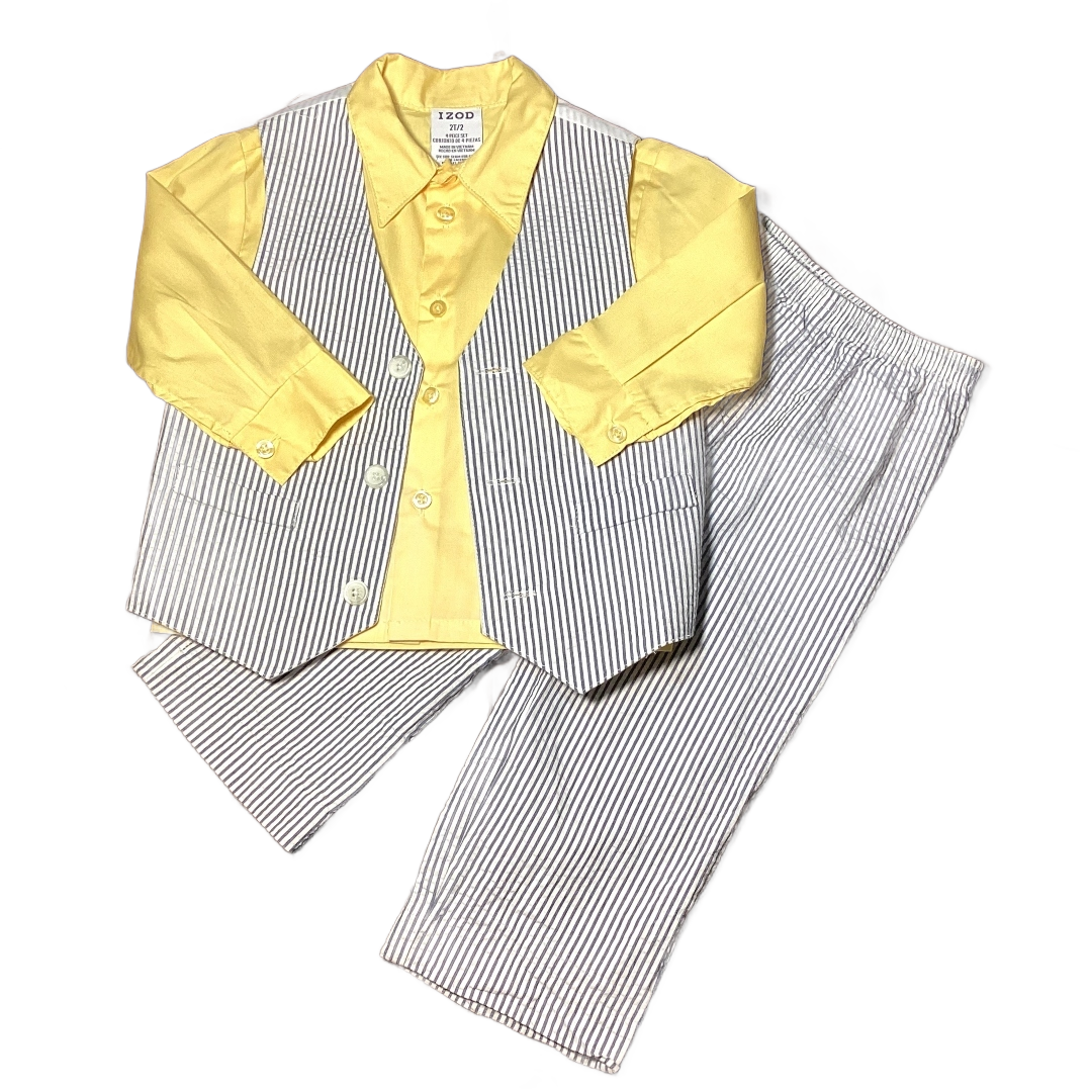 2T Boys Izod Seersucker Suit Set