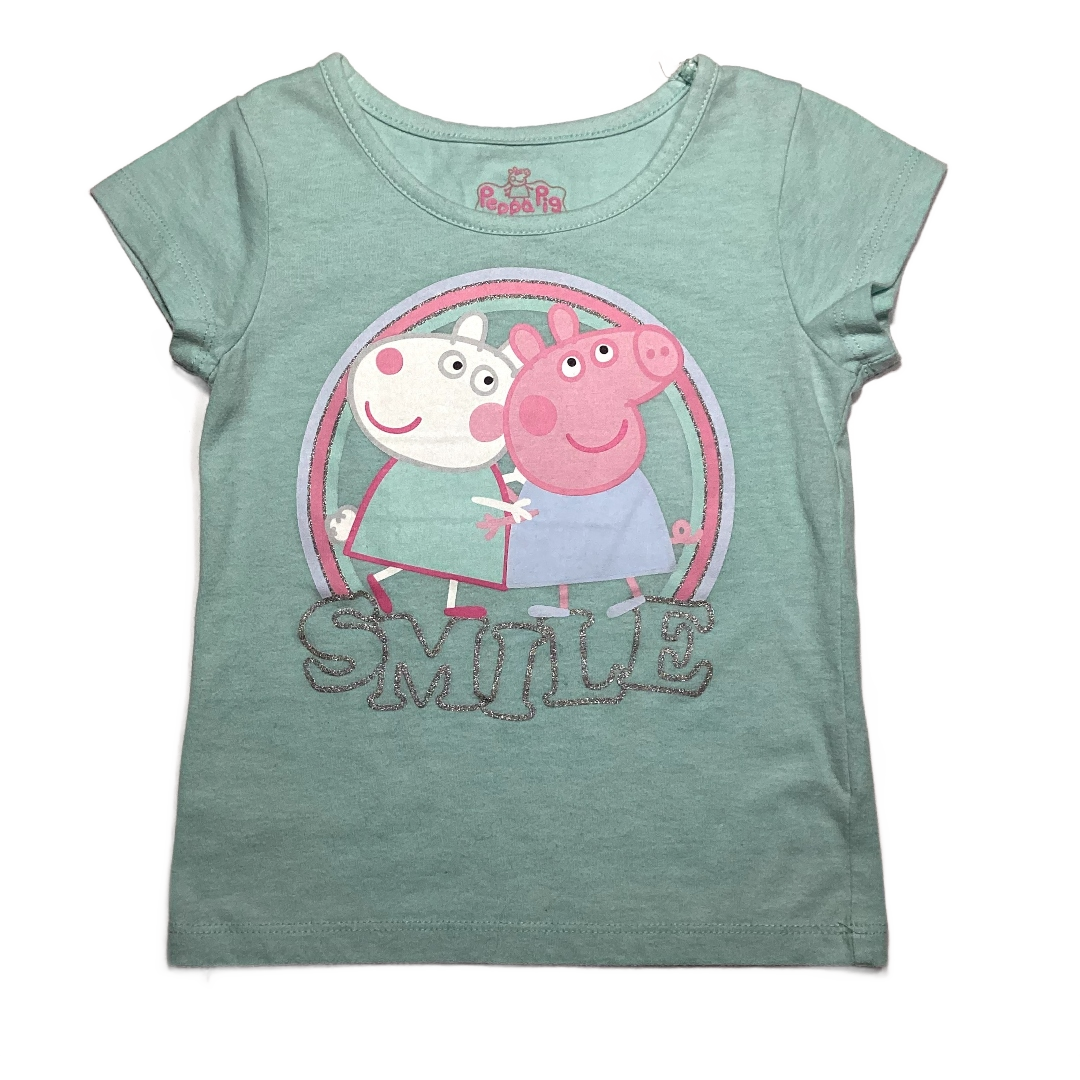 3T Girls Peppa Pig Mint Smile Tshirt