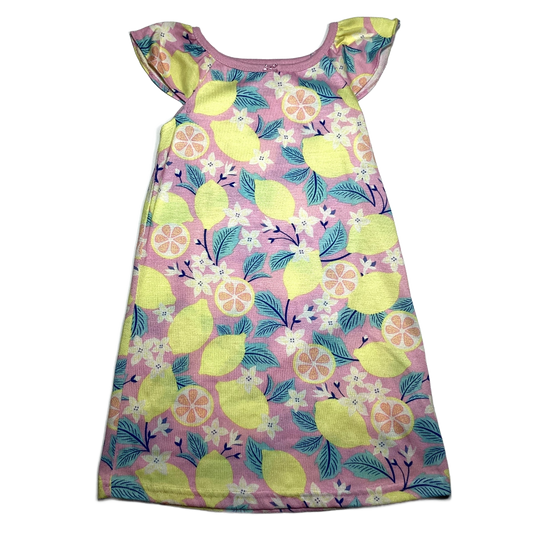 3T Girls  Carter's Pink Nightgown w/Lemons