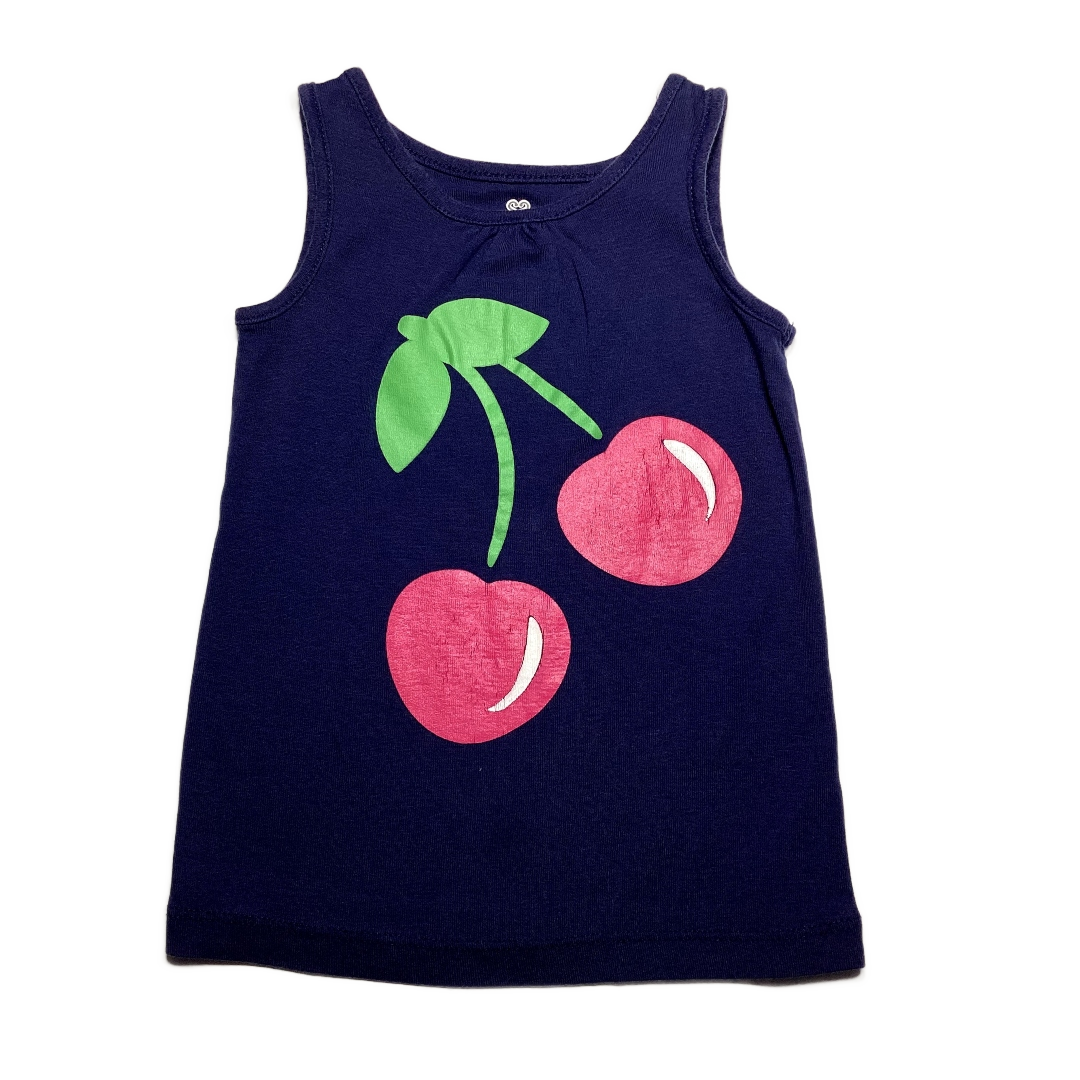 3T Girls  Old Navy Dark Royal Tank w/Cherries