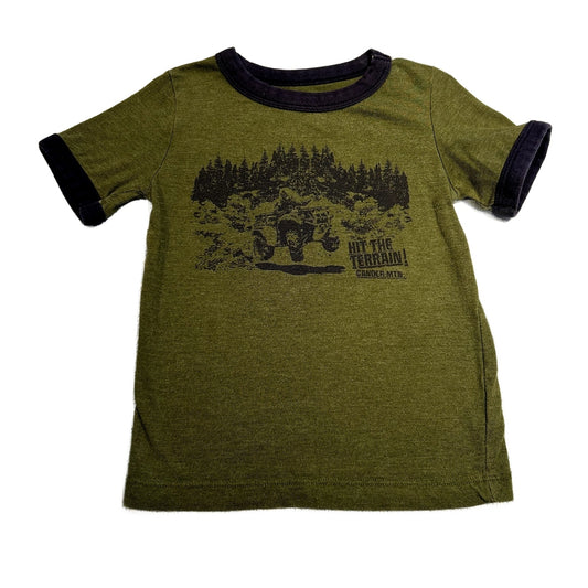 3T Boys Gander Gang Forest Green Tshirt