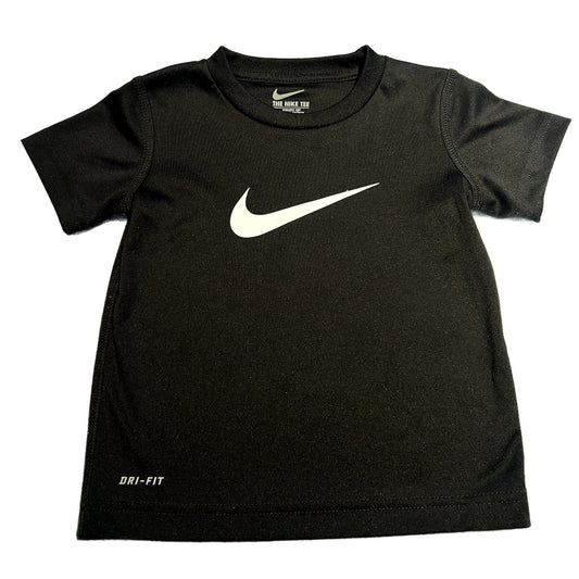 3T Boys Nike Black Swoosh Tshirt