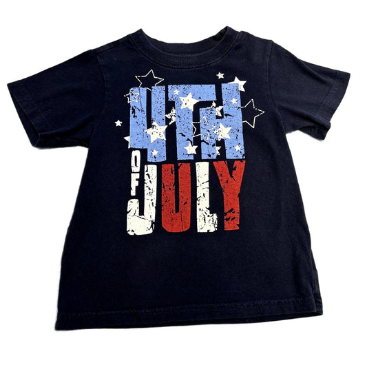 3T Boys Place Navy 4th of July Tshirt