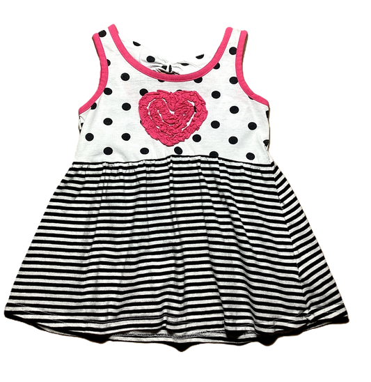 3T Girls  Wonder Kids Hot Pink Heart Tank Top