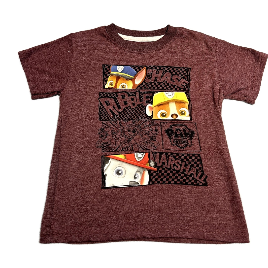 3T Boys Paw Patrol Nickelodeon Plum Tshirt
