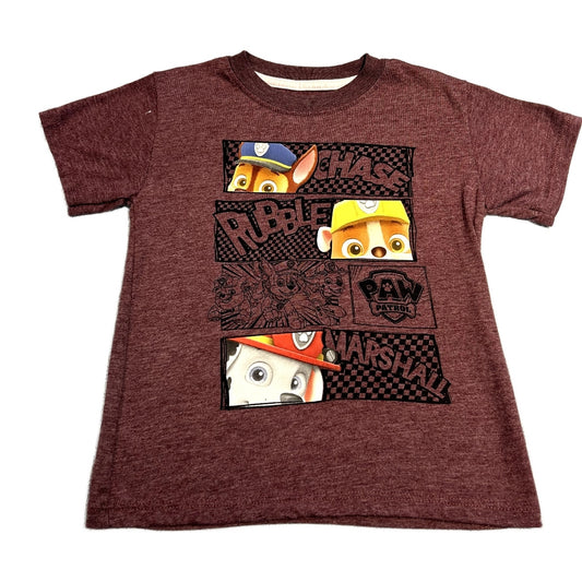 3T Boys Paw Patrol Nickelodeon Plum Tshirt