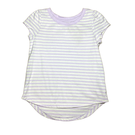 3T Girls  Cat & Jack Lavendar/White Stripe Shirt