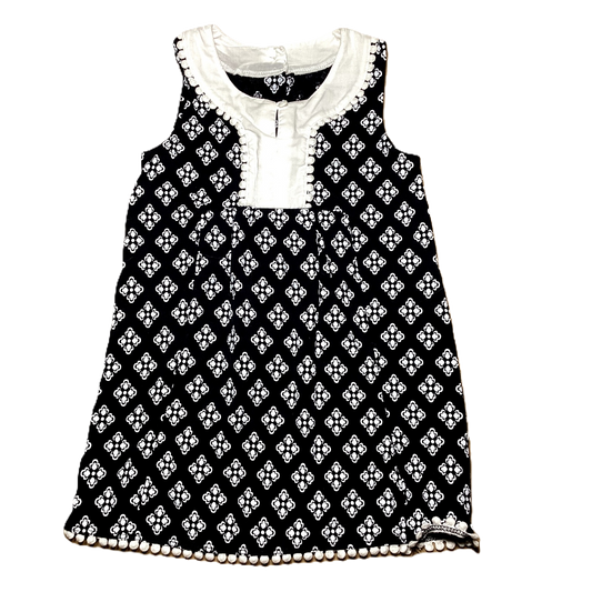 2T Girls  Carter's Black/White Sleeveless Dress