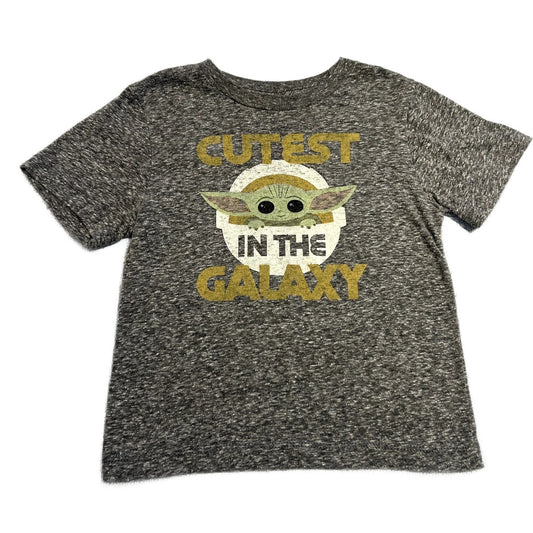 3T Boys Star Wars Gray Cutest In The Galaxy Tshirt