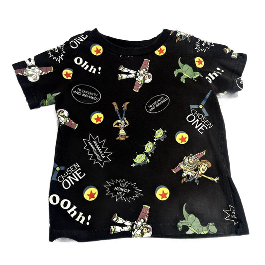 3T Boys Disney Black Toy Story Tshirt