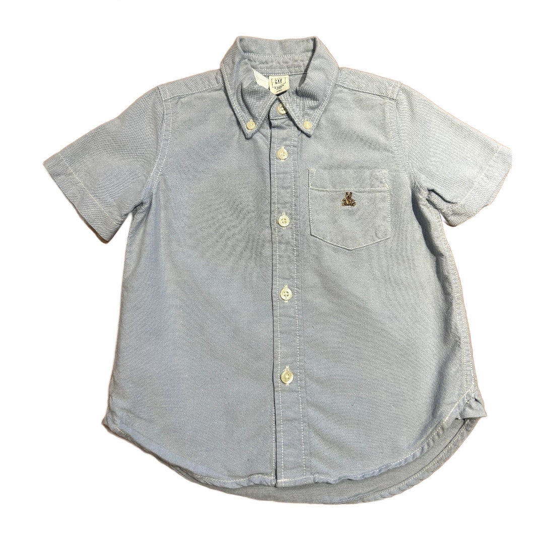 3T Boys Baby Gap Light Blue Oxford Button Down