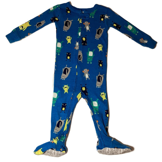 9-12 Boys Carter's Blue Alien Sleeper