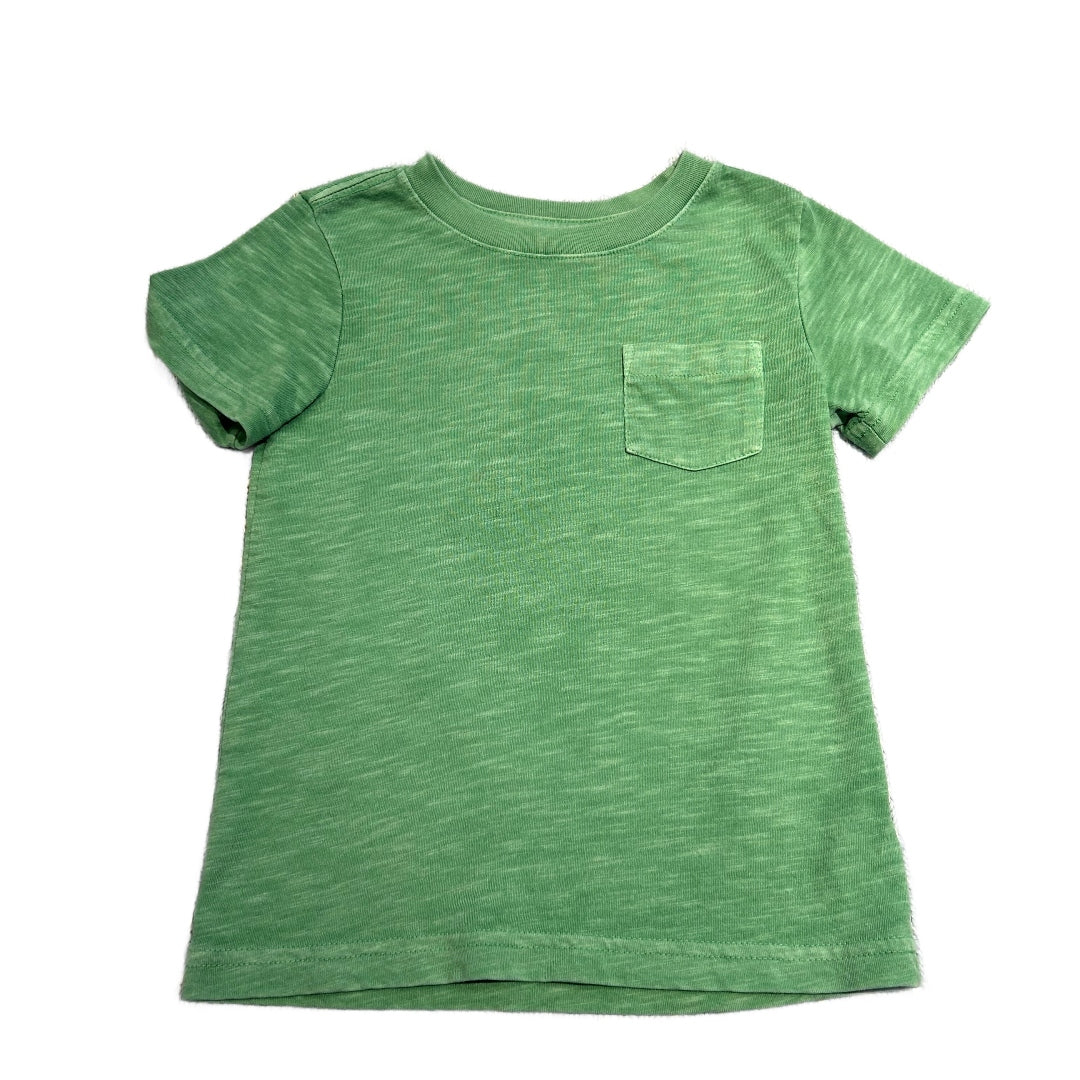 3T Boys Cat & Jack Green Pocket Tshirt