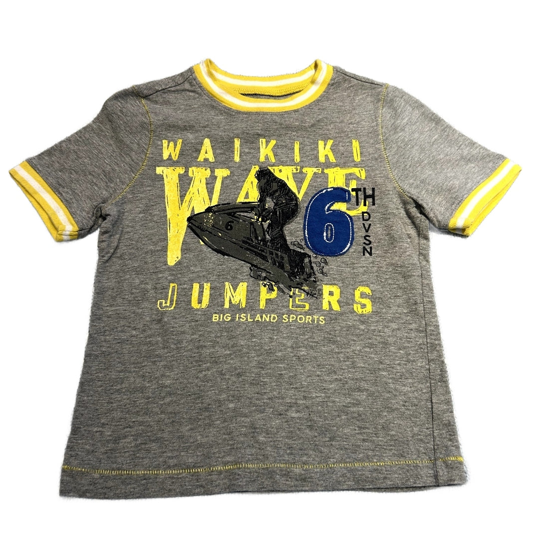 3T Boys Old Navy Gray/Yellow Waikiki Tshirt