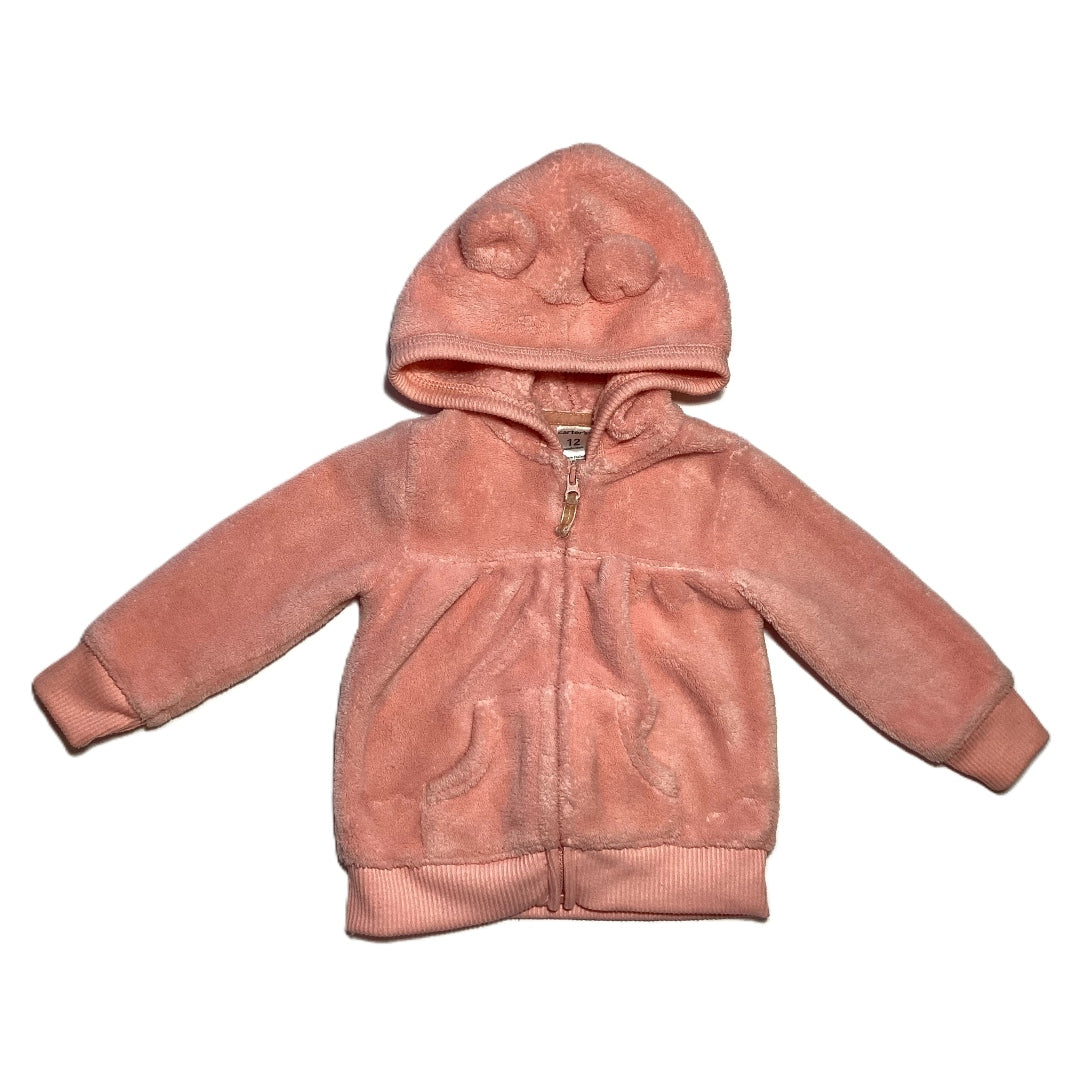 9-12 Girls Carter's Pink Fleece Zip Up