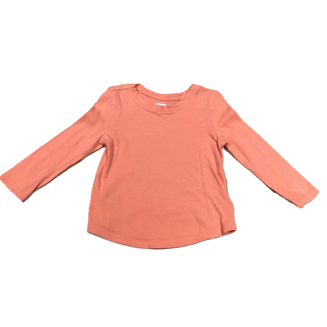 18-24 Girls Old Navy Peach Long Sleeve T-Shirt