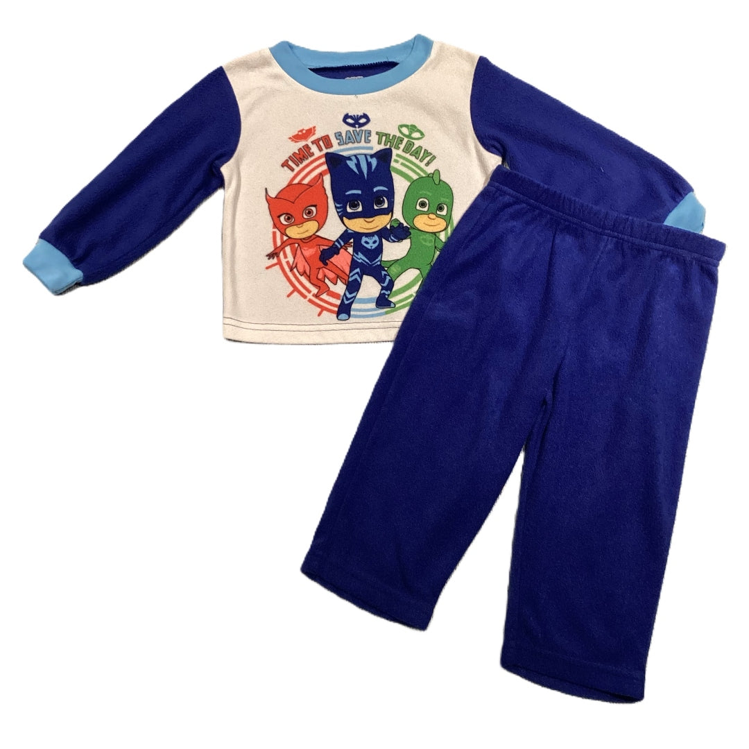 12-18 Boys Pjmasks Royal Time To Save The Day Fleece Pajamas