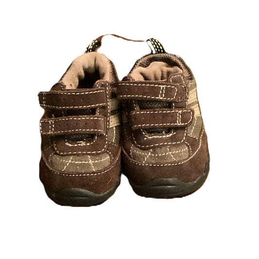 Size 2 Genuine Kids Brown/Olive/Tan w/Velcro