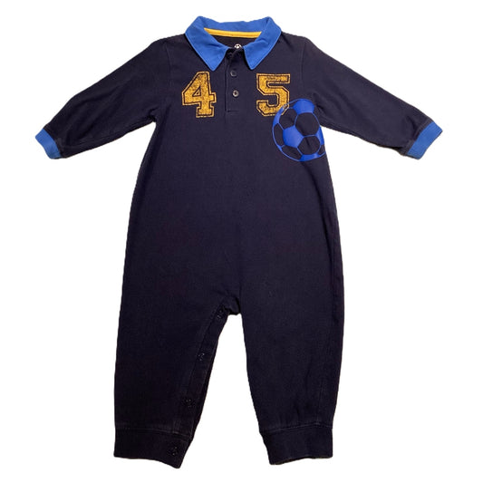 12-18 Boys Okie Dokie Navy/Royal "45" One Piece