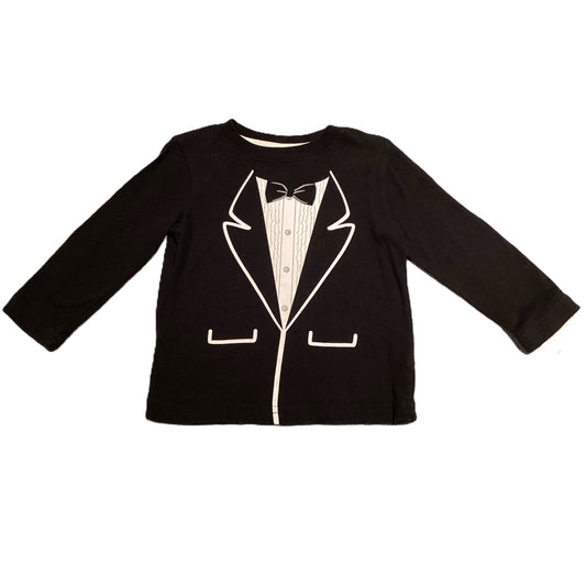 12-18 Boys Jumping Beans Black Tux Tshirt