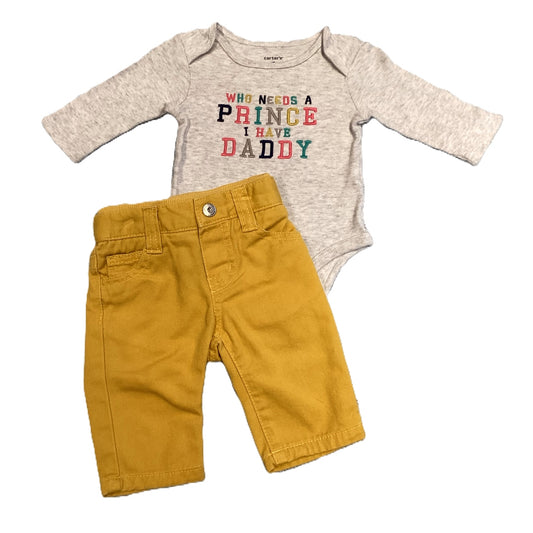 0-3 Girls Carter's Long Sleeve Onesie, Gymboree Jeans