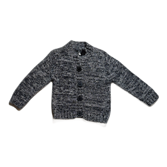 18-24 Boys Carter's Marled Black Button Down Sweater