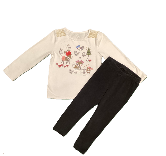 3T Girls Koala Kids Pretty As Can Be Tshirt, Cat & Jack Leggings