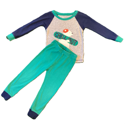 12-18 Boys Just One You Polar Bear Chill Out 2 Piece Pajamas