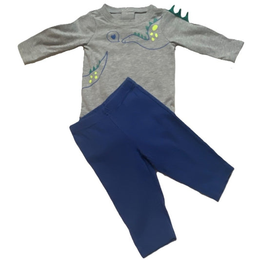 0-3 Boys Cat & Jack Dinosaur Onesie, Carter's Pants