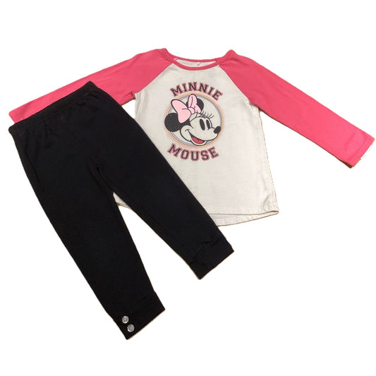 18-24 Girls Jumping Beans Minnie Mouse Long Sleeve T-Shirt, Leggings