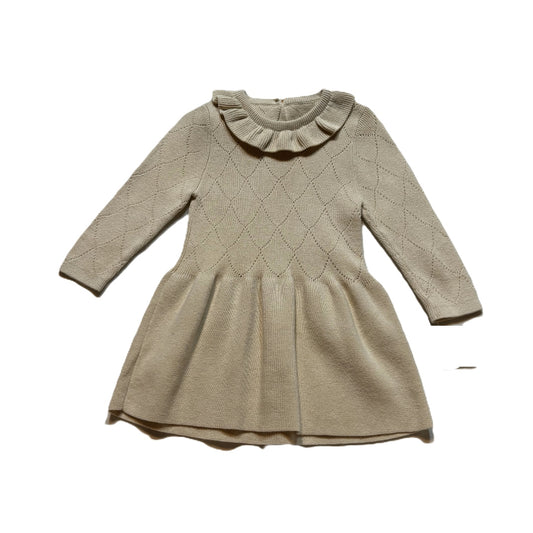 9-12 Girls Collared Sweater Dress