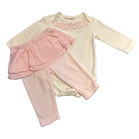 3-6 Girls Hooray Long Sleeve Onesie, Carter's Skirted Leggings
