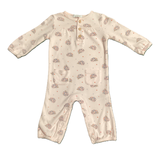 3-6 Girls Angel Dear One Piece w/Hedgehogs