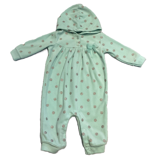 3-6 Girls Just One You Teal Long Sleeve Fleece Outfit