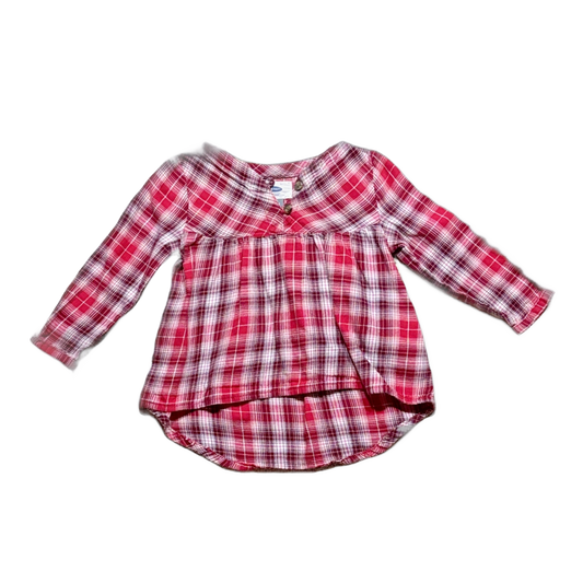 12-18 Girls Old Navy Plaid Tunic