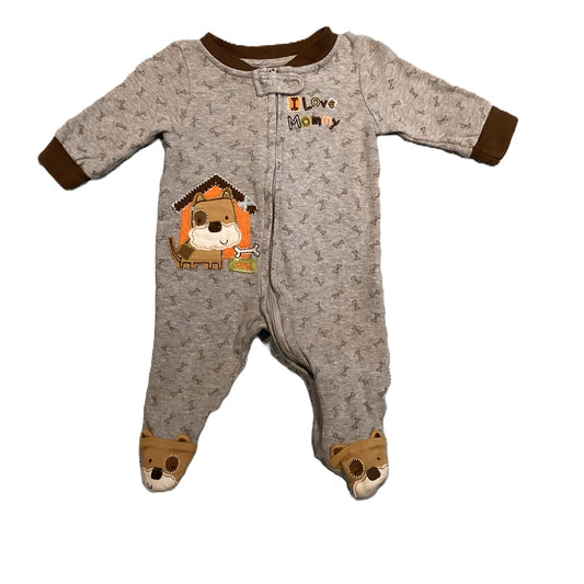 0-3 Boys Babies R Us I Love Mommy Dog Sleeper