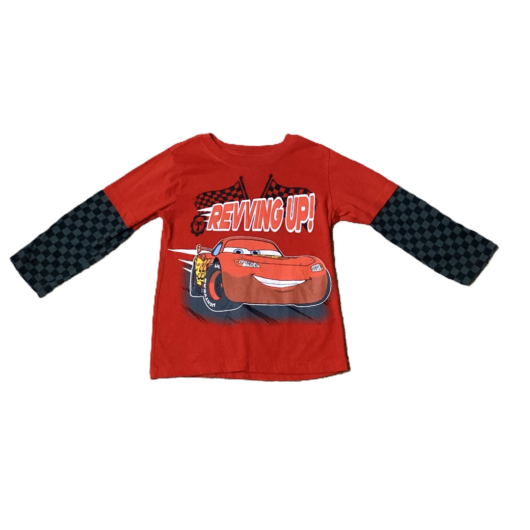 3T Boys Nickelodeon "Layered" Red/Gray Paw Patrol Shirt