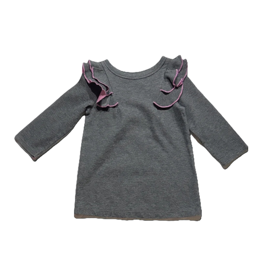 12-18 Girls Cat & Jack Ruffle Sweater Dress