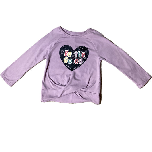 2T Girls Garanimals Light Purple Be the Good Long Sleeve Shirt